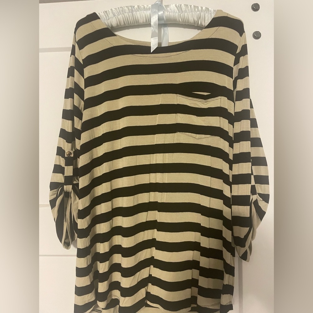 Cable and Gauge XL striped shirts